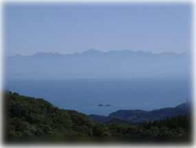 立山と虻ヶ島